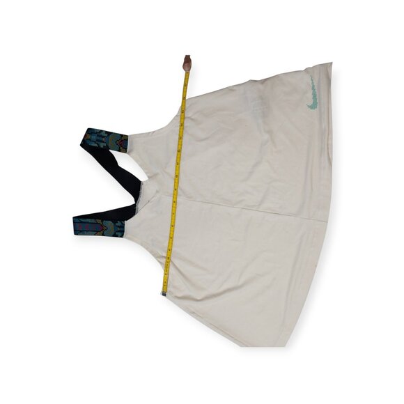 Nike Dri-Fit Womens Loose-Fit Tank Top White W/ Patterned Straps Size S - Picture 4 of 9